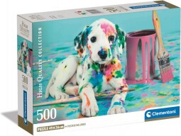 Clementoni Puzzle 500 db HQC - The Funny Dalmatian (kompakt doboz)