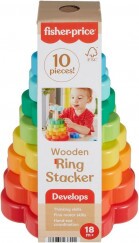 Fisher-Price Wood Fa Gyűrűpiramis