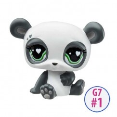 Littlest Pet Shop Figura 1 db - Panda