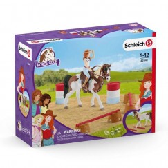 Schleich 42441 Horse Club Hannah Vadnyugati Lovagl Ókészlete